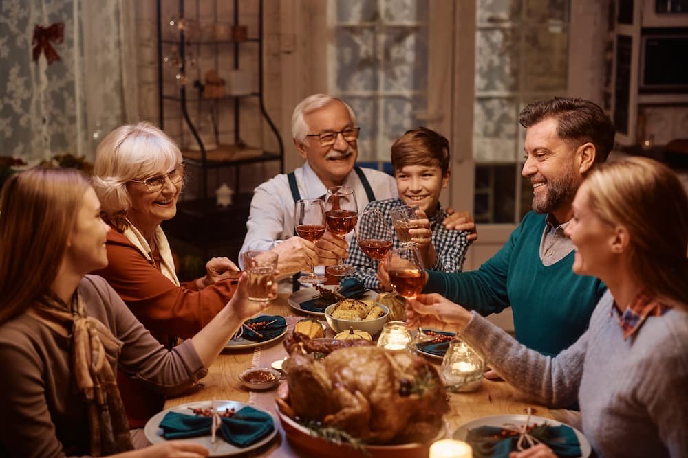 making the most of the holiday season with family.
